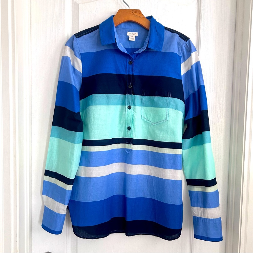 J Crew Stiped Shirt - Medium
